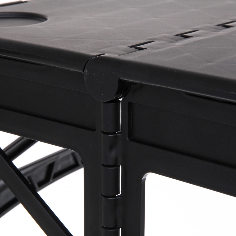 Стол кемпинговый складной PL-T508R, 74*49*38 см, до 100 кг, черный