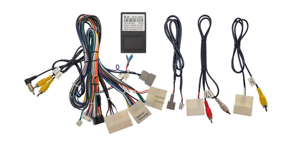 Комплект рамки с разъёмами 9" Nissan Patrol Y62, Infiniti QX56/QX80 2010-2019 глубокая с воздуховодами(поддержка Bose, 360 и мониторов) - Car-Smart 9639F3