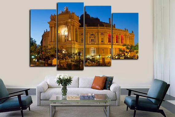 Модульная картина "Одесский театр оперы"