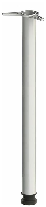 Опора для столов приставных "Монолит", длина регулируемая 740-760 мм, хром, ОМ03