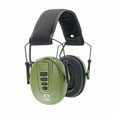 Активные стрелковые противошумные наушники Veber Медведь зеленые