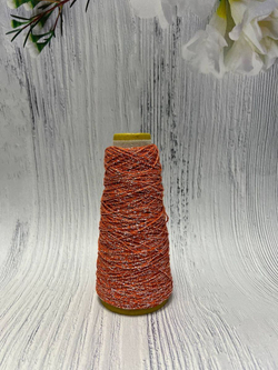 Пряжа хлопковая с люрексом