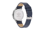 Adidas Originals Wrist Watch Quartz Movement Leather Strap 38mm Blue Dial Unisex 50m Water Resistant