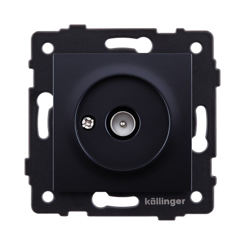 Розетка TV (папа), черный Kollinger REA-007BK для Aspekt, Eleganz, Reflex