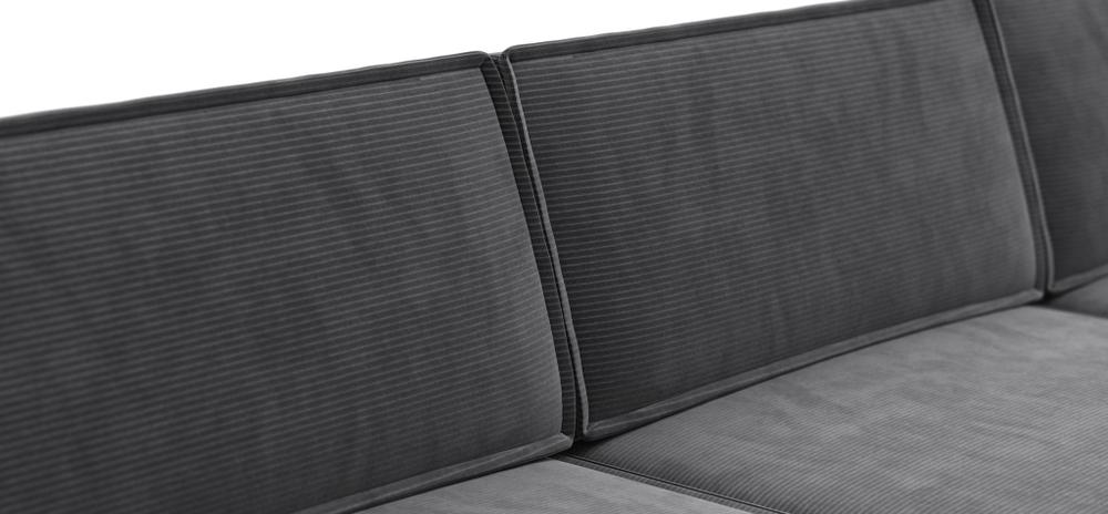 Угловой диван BOSS SOFT MODOOL MAX Вельвет CORD графит