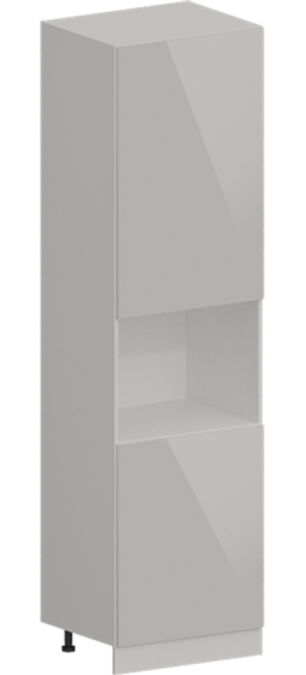 Кухня Модуль ШП 600 Графит / Белый Софт