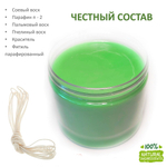 Воск свечной соевый, зеленый