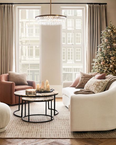 Золотая круглая люстра “Асуан”