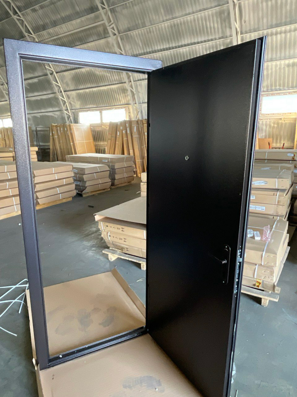 Дверь входная Прораб металл/металл, антик медь