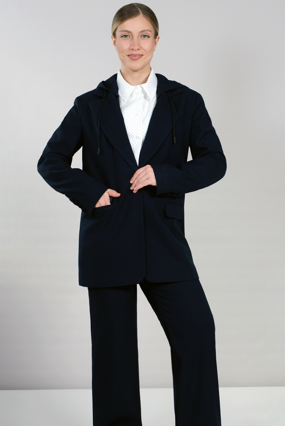 Жакет женский 3755зпа, чернильный #492Чер043755зпа