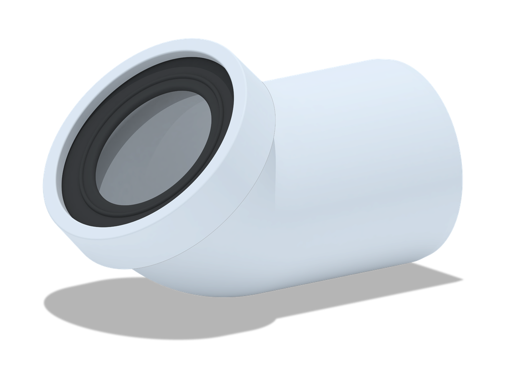 Труба фановая 110*45 град