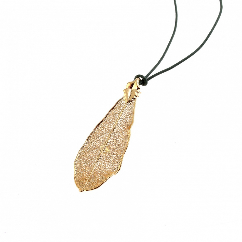 Колье лист Ester Bijoux Дуб LF86A-G BR