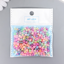 Бисер стекло 6/0 "Перламутр. Меланж. Зефирные цвета" 30 гр   7463389