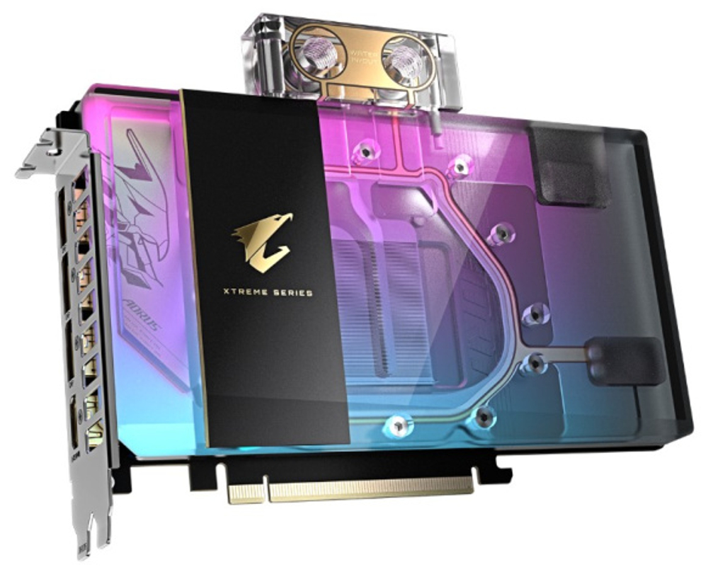 Видеокарта GIGABYTE GeForce RTX 5080 AORUS XTREME WATERFORCE WB (GV-N5080AORUSX WB-16GD)