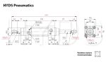 DSBC-100-160-T-PPV-A-N3 Пневмоцилиндр с двусторонним штоком