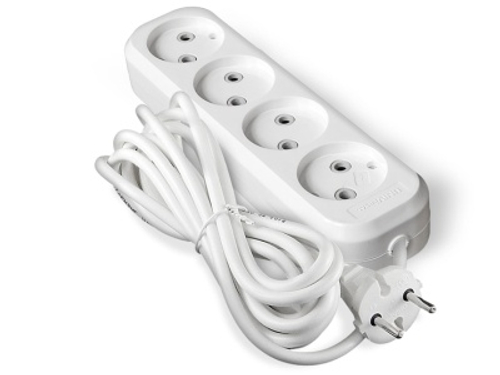 Удлинитель 4 гнезда 3м (40шт/кор)