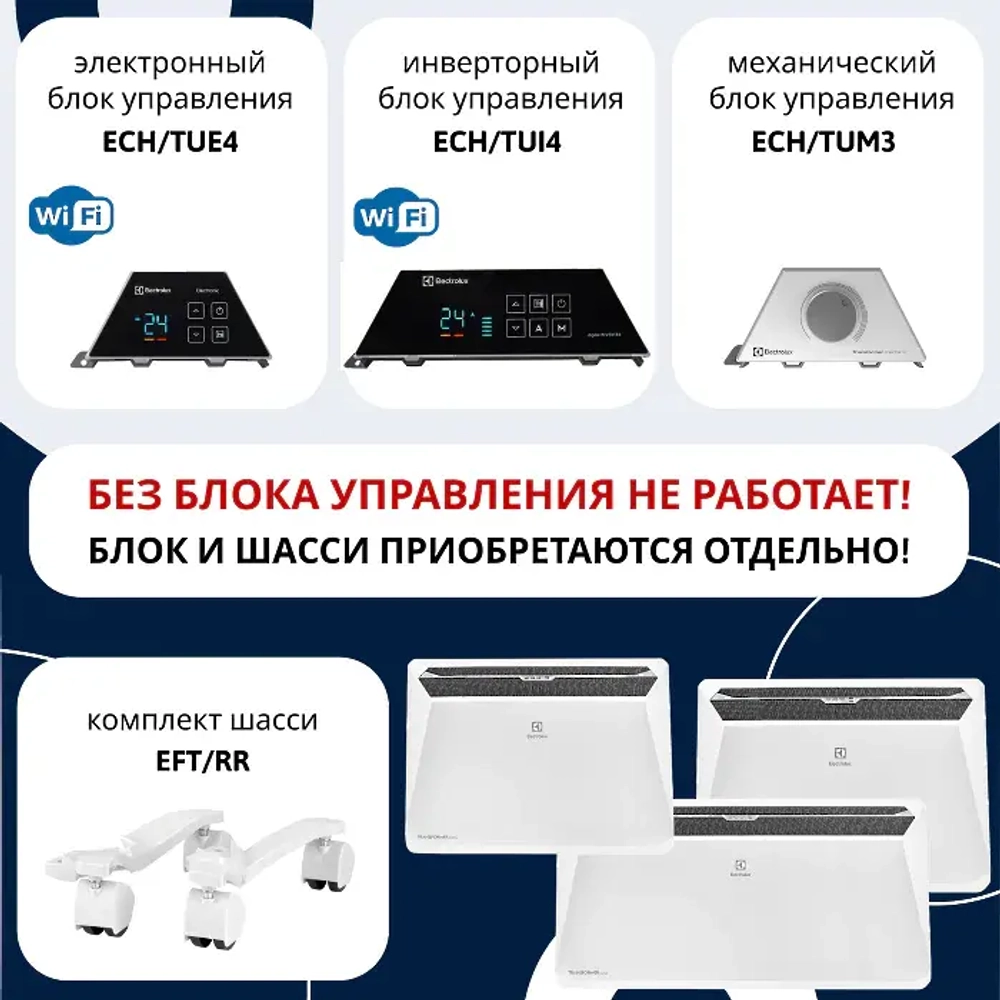 Модуль отопительный электрического конвектора Electrolux Rapid Transformer System ECH/R-2000 T