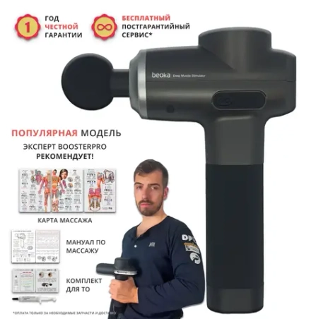 Элитный перкуссионный массажер Beoka S6