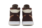 Кроссовки Jordan Air Jordan 1 Mid Se "Cream Dark Chocolate" (Женская размерная сетка)