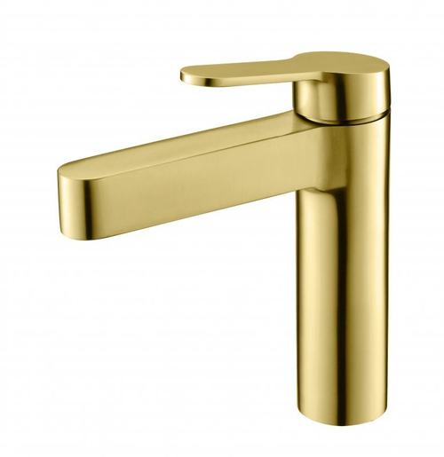 Смеситель BelBagno Delta для раковины, брашированное золото, DEL-LVM-BORO