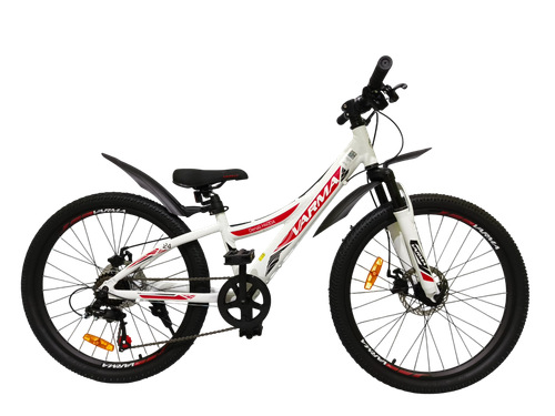 Велосипед 24" VARMA DENALI H40DA 7ск. р.11.5"  ал. 2025 (врм) бело-красный