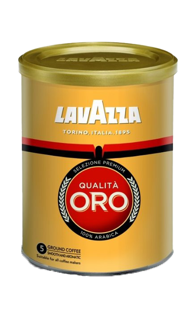 Кофе молотый Lavazza Qualita Oro жестяная банка, 250 г