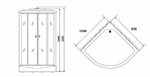 Душевая кабина Niagara Ultra NG-1903-01L 120x80 с гидромассажем