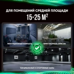 Акустический поролон "пирамида" 2000х1000х65мм графитовый