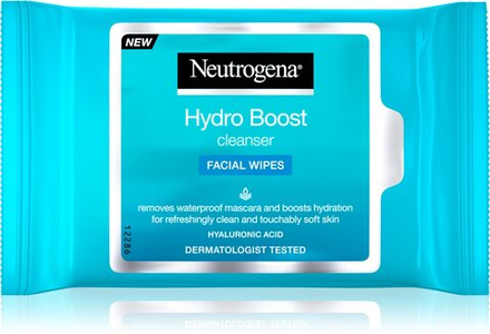 Neutrogena Hydro Boost  Face - влажные салфетки для очищения лица /  25 szt.   / GTIN 3574661317021