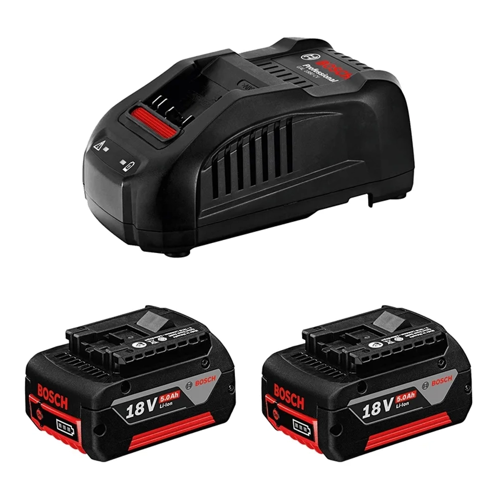 Bosch aккумулятор GBA 18V (2 x 5.0 Ач) и зарядное устройство GAL 1880 CV, 1600A00B8J