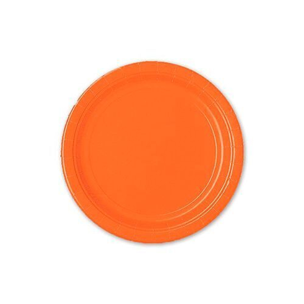1502-1105 Тарелка Оранжевый Апельсин, 8 штук