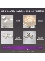 Люстра потолочная светодиодная 8267/8+1GRAY