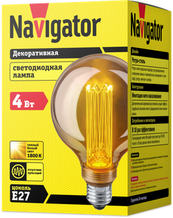 Лампа Navigator 14 233 NLL-SC17-G95-4-230-1.8K-E27-PMMA