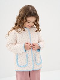 Куртка стеганая на кнопках "Незабудка"