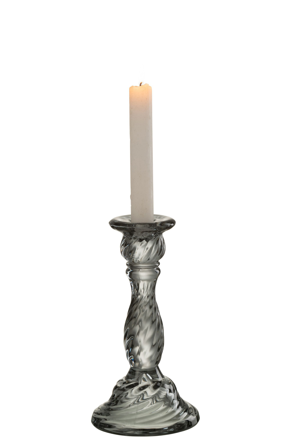 Подсвечник "Перуж" 11x11x20см Стекло