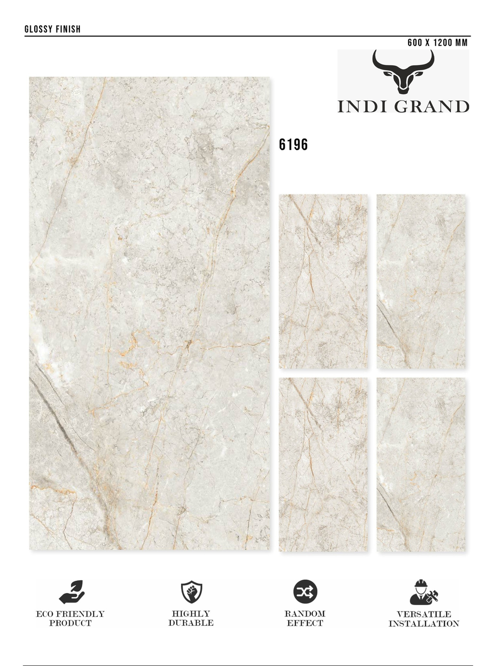 Керамогранит glossy №2 60х120, 6196