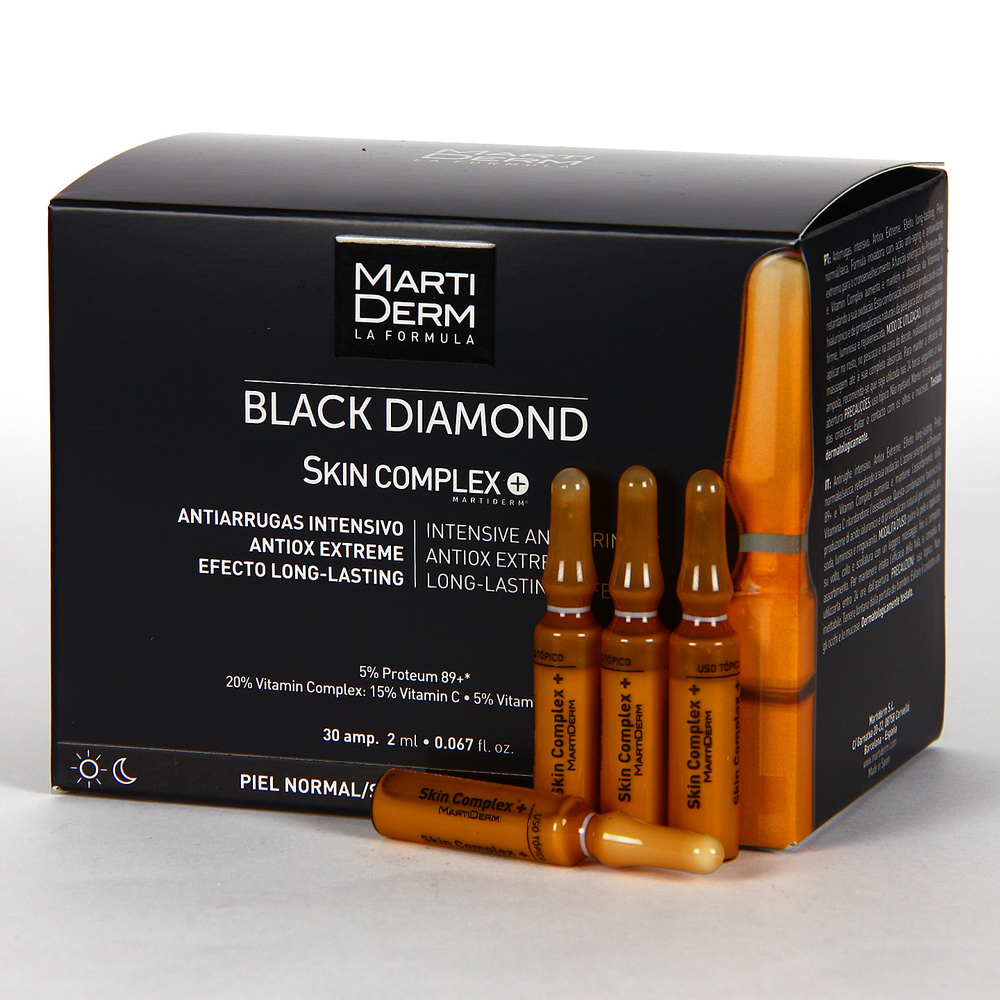 МартиДерм Блэк Даймонд Ампулы Скин Комплекс Advanced MartiDerm Black Diamond Skin Complex Advanced Ampoules 30x2 мл