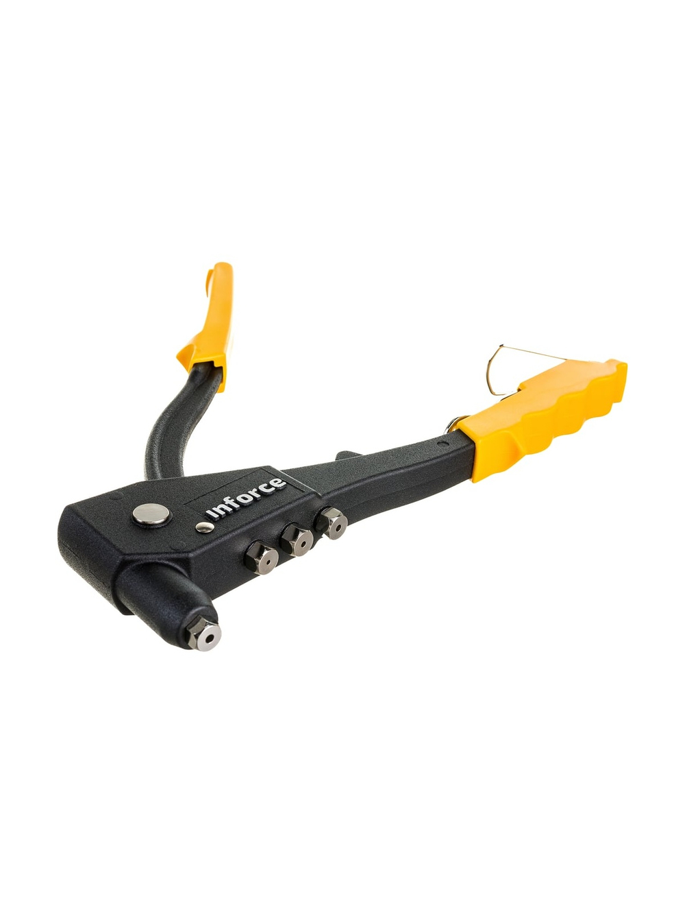 Литой ручной заклепочник Inforce в кейсе, с набором заклепок 2.4-4.8 мм 06-14-101