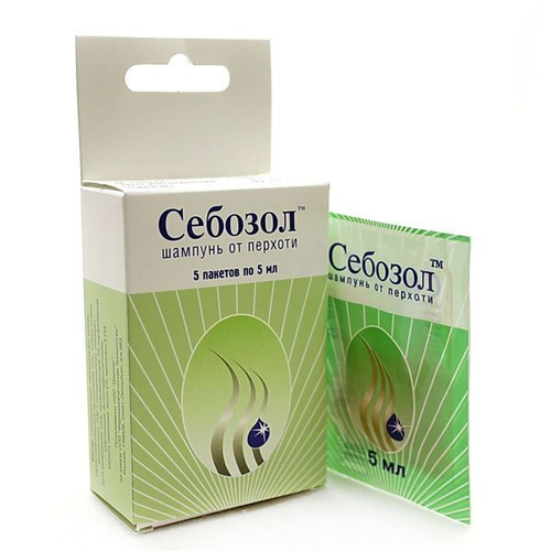 Себозол шампунь от перхоти 5 мл 5 шт. пак