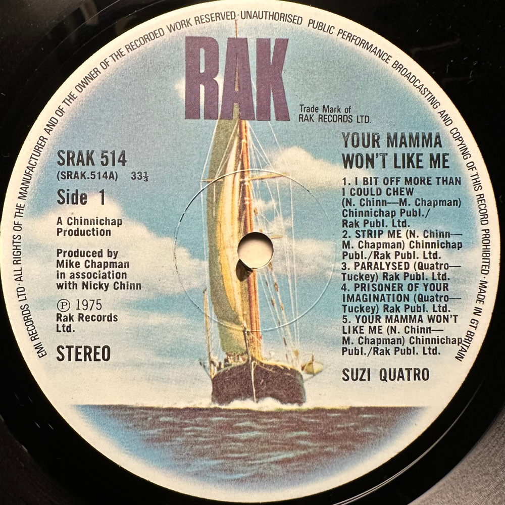 Suzi Quatro - Your Mamma Won't Like Me (Англия 1975г.)