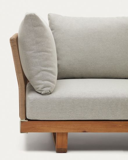 Raco 5-местный угловой диван и журнальный столик из массива акации La Forma Испания 