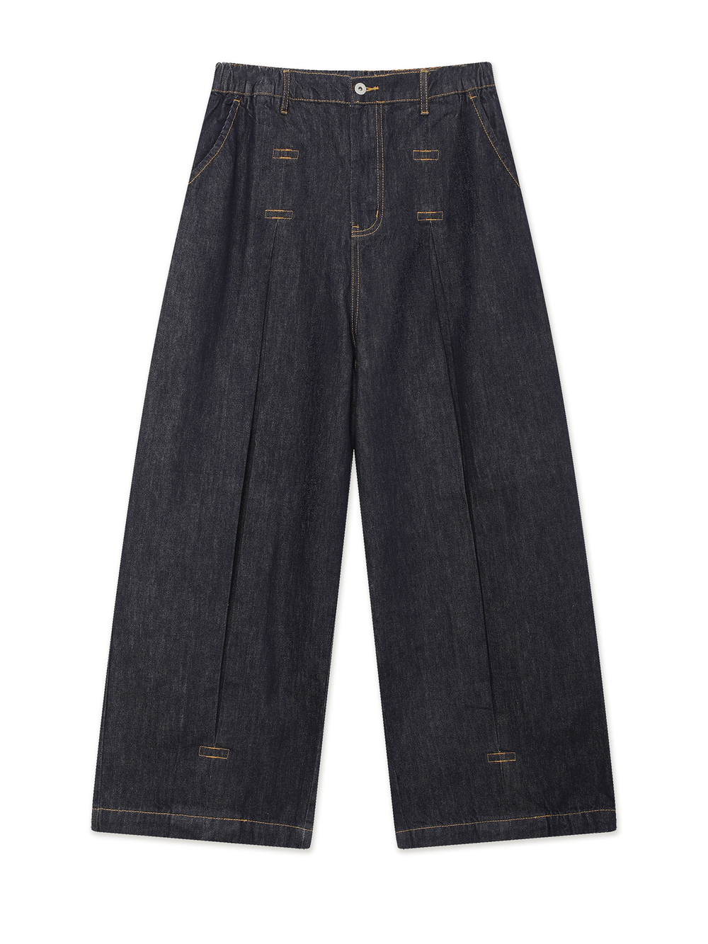 Джинсы (Balloon Fit) Long Tuck Wing Balloon Denim Pants