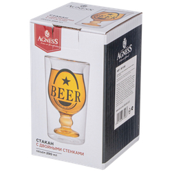 СТАКАН С ДВОЙНЫМИ СТЕНКАМИ "DOUBLE-WALL" 290 МЛ 887-248