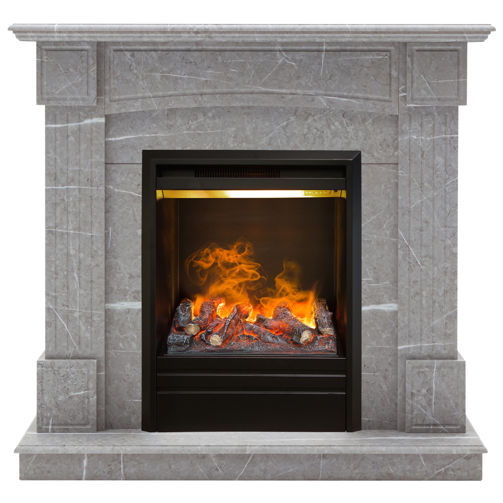 Каминокомплект Real Flame Andrea GR с очагом 3D Olympic