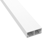 TMC 40/2x17 Миниканал с перегородкой белый (розница 8 м в пакете, 10 пакетов в коробке)