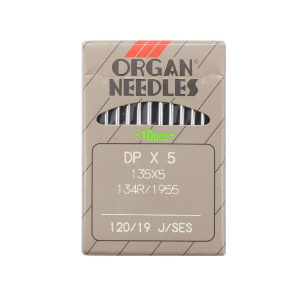 Иглы для промышленных швейных машин DPx5, №120 SES, Organ