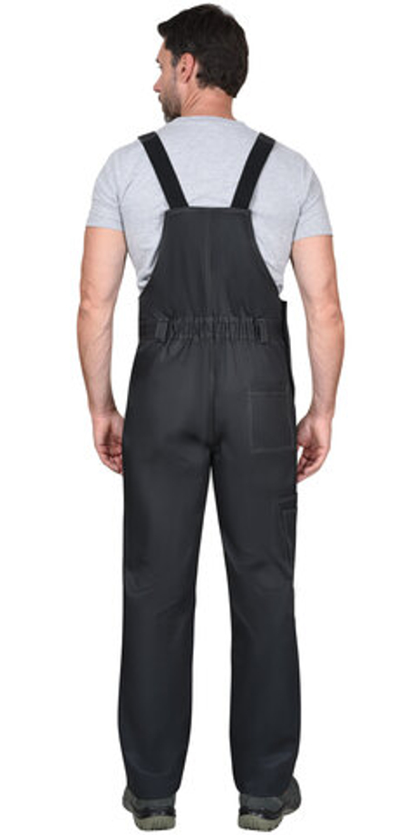 Полукомбинезон "ФАВОРИТ-РОСС" темно-серый со светло-серым и красным (Родники Галактика 215)