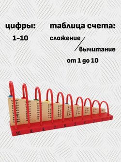 Игрушка счеты математические