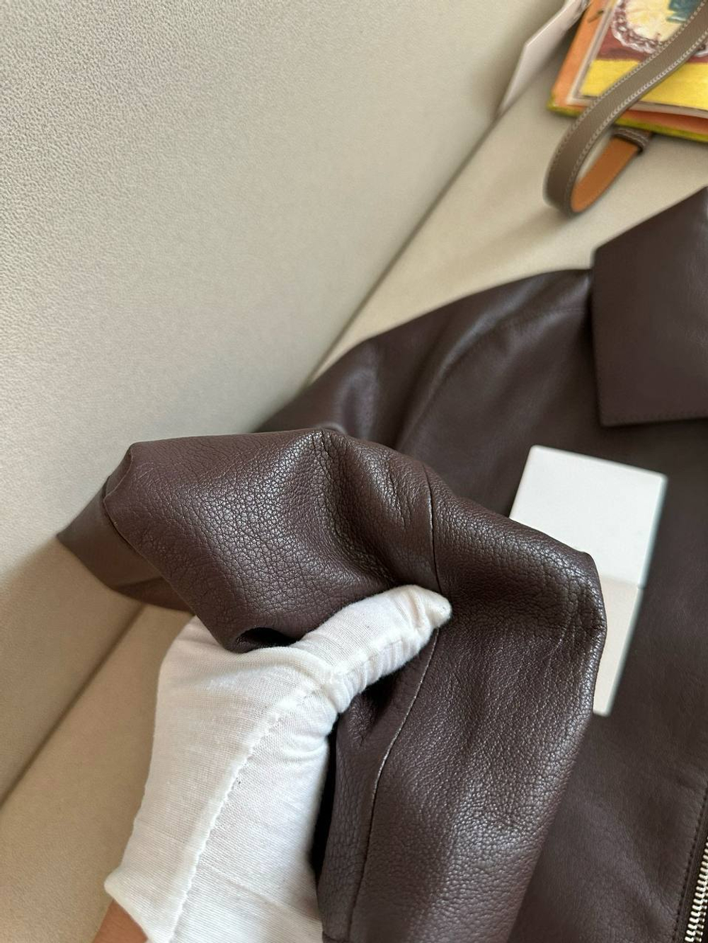 Кожаная куртка Hermes