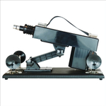 Секс-машина с регулируемой подставкой и ручкой Rosyland (Цвет: черный)